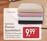 Premium-Spannbetttuch Angebote von NOVITESSE bei ALDI Nord Dresden für 9,99 €