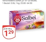 Salbei Angebote von Teekanne bei GLOBUS Leipzig für 1,29 €