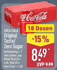 Original Taste im Angebot bei ALDI Nord in Borken Original Taste Angebote von Coca-Cola bei ALDI Nord Borken für 8,49 €