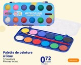 Palette de peinture à l'eau - KIDS CREATIVE en promo chez Action Châlons-en-Champagne à 0,72 €