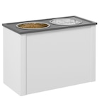 Aktuelles PawHut Futterstation weiß MDF B/H/L: ca. 30x42x60 cm Angebot bei POCO in Koblenz ab 56,49 €