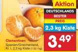 Clementinen im Netto Marken-Discount Prospekt Clementinen im aktuellen Netto Marken-Discount Prospekt für 3,49 €