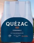 Eau minérale naturelle gazeuse - QUEZAC en promo chez Super U Quimper à 0,89 €