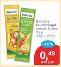 Fruchtriegel von Bebivita für 0,49 € bei budni im Angebot Fruchtriegel von Bebivita im aktuellen budni Prospekt