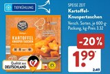 Aktuelle Katzenfutter Angebote bei ALDI SÜD in Würzburg Aktuelles Kartoffel-Knuspertaschen Angebot bei ALDI SÜD in Würzburg ab 1,99 €