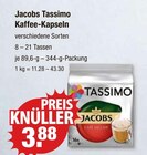 Kaffee-Kapseln von Jacobs Tassimo im aktuellen V-Markt Prospekt für 3,88 €