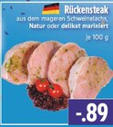 Rückensteak Natur Angebote bei EDEKA Gießen für 0,89 €