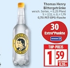 Bittergetränke von Thomas Henry für 1,59 € bei EDEKA im Angebot Bittergetränke von Thomas Henry im aktuellen EDEKA Prospekt