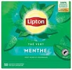 Thé Vert Aromatisé à la Menthe - LIPTON dans le catalogue Intermarché