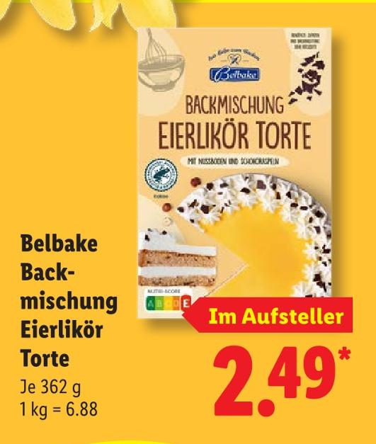 Backmischung Eierlikör Torte