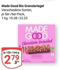 Bio Granolariegel von Made Good für 2,79 € bei GLOBUS im Angebot Bio Granolariegel von Made Good im aktuellen GLOBUS Prospekt