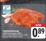 Aktuelle Steak Angebote bei E center in Jena Aktuelles Schweinerückensteaks Angebot bei E center in Jena ab 0,89 €