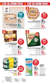 Promos Fromage À Raclette dans le catalogue "LES 20 JOURS PLUS" de Super U Fromage À Raclette en promo dans le catalogue Super U à la page 16
