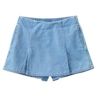 Mädchen Jeansrock mit integrierten Shorts im Ernstings family Prospekt zum Preis von 12,99 €