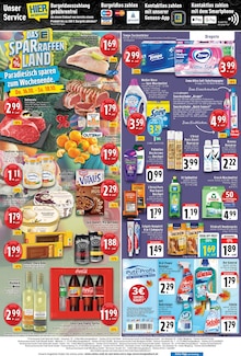 Coca Cola im aktuellen EDEKA Prospekt (Mönchengladbach) Coca Cola im EDEKA Prospekt "Aktuelle Angebote" mit 8 Seiten (Mönchengladbach)