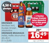 Getränke Quelle Weydringer - Erdinger oder Edinger Brauhaus Angebot im Prospekt Erdinger oder Edinger Brauhaus bei Getränke Quelle Weydringer im Prospekt "" für 16,49 €