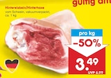 Aktuelles Hintereisbein/Hinterhaxe Angebot bei Netto Marken-Discount in Erfurt ab 3,49 €