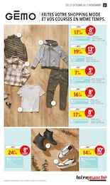 Prix et réduction Pantalon Homme dans le prospectus Intermarché en cours Offre Pantalon Homme dans le catalogue Intermarché du moment à la page 29