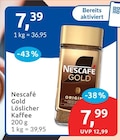 Gold Löslicher Kaffee von Nescafé für 7,39 € bei budni im Angebot Gold Löslicher Kaffee von Nescafé im aktuellen budni Prospekt