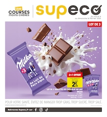 Prospectus Supeco à Sézanne, "VOS COURSES MOINS CHÈRES", 4 pages, 04/02/2025 - 16/02/2025