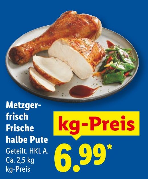 Metzger-frisch Frische halbe Pute