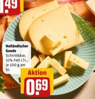 Holländischer Gouda im Angebot bei REWE in Langenfeld Holländischer Gouda Angebote bei REWE Langenfeld für 0,69 €