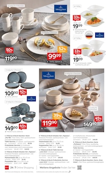 Tafel-Set im XXXLutz Möbelhäuser Prospekt "20% auf Artikel der Marke Villeroy & Boch" mit 12 Seiten (Bremen)