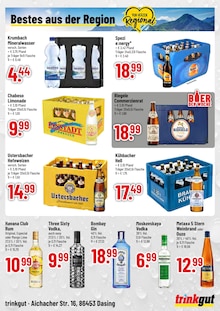 Gin im Trinkgut Prospekt "Aktuelle Angebote" mit 4 Seiten (Augsburg)