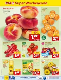 Netto Marken-Discount Pfirsiche im Prospekt 