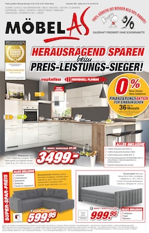 Möbel AS Prospekt HERAUSRAGEND SPAREN BEIM PREIS-LEISTUNGS-SIEGER! mit  Seiten in Kehl und Umgebung