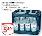 Mineralwasser Angebote von Gerolsteiner bei GLOBUS Duisburg für 5,49 €