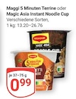5 Minuten Terrine im Angebot bei GLOBUS in Zwickau 5 Minuten Terrine Angebote von Maggi bei GLOBUS Zwickau für 0,99 €