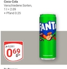 Aktuelles Coca-Cola Angebot bei GLOBUS in Siegen (Universitätsstadt) ab 0,69 €