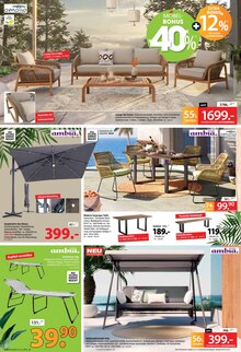 Gartensitzmöbel im Zurbrüggen Prospekt "BONUS SONDER-TAGE" mit 20 Seiten (Essen)