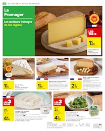 Prix et réduction Brie De Meaux dans le prospectus Carrefour en cours Offre Brie De Meaux dans le catalogue Carrefour du moment à la page 26