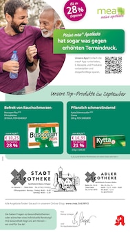 mea - meine apotheke Prospekt der Woche "Unsere September-Angebote" Seite 1, 01.09.2025 bis 30.09.2025 für Wehr Aktueller mea - meine apotheke Prospekt "Unsere September-Angebote" Seite 1 von 4 Seiten für Wehr