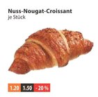 Nuss-Nougat-Croissant im V-Markt Prospekt Nuss-Nougat-Croissant von im aktuellen V-Markt Prospekt für 1,20 €