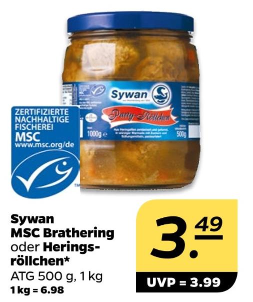 MSC Brathering oder Heringsröllchen