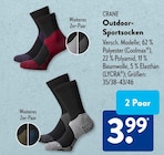 Outdoor-Sportsocken von CRANE im aktuellen ALDI SÜD Prospekt für 3,99 €