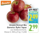 Unsere Heimat Bio Demeter Äpfel Topaz im Angebot bei EDEKA in Göppingen Unsere Heimat Bio Demeter Äpfel Topaz Angebote von Demeter bei EDEKA Göppingen für 2,49 €