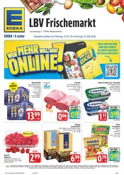 EDEKA Schrozberg Prospekt der aktuellen Woche, gültig von 27.07.2026 bis 01.08.2026 Aktueller EDEKA Schrozberg Prospekt "Wir lieben Lebensmittel!" mit 38 Seiten