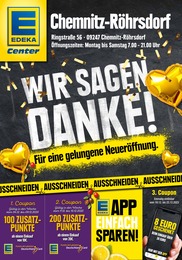 E center Prospekt für Chemnitz mit 2 Seiten E center Prospekt für Chemnitz: "WIR SAGEN DANKE!", 2 Seiten, 04.12.2023 - 09.12.2023
