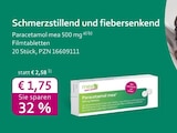 Paracetamol bei mea - meine apotheke im Prospekt "" für 1,75 €