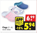Clogs im aktuellen Mäc-Geiz Prospekt