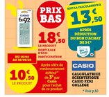 Calculatrice scientifique FX92 Collège - Casio en promo chez Super U Calculatrice scientifique FX92 Collège - Casio dans le catalogue Super U