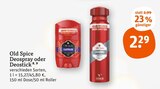 Deospray oder Deostick Angebote von Old Spice bei tegut Erfurt für 2,29 €