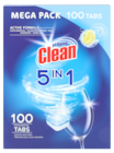 tablettes x100 5en1 - AT HOME CLEAN en promo chez B&M Saint-Dizier à 7,99 €