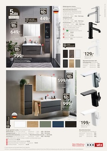 Bad-Spiegelschrank im aktuellen XXXLutz Möbelhäuser Prospekt (Bremen) Bad-Spiegelschrank im XXXLutz Möbelhäuser Prospekt "Dieter Knoll" mit 40 Seiten (Bremen)