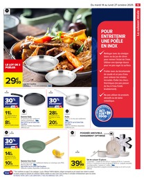 Prix et réduction Poêle dans le prospectus Carrefour en cours Offre Poêle dans le catalogue Carrefour du moment à la page 5