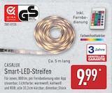 Smart-LED-Streifen im ALDI Nord Prospekt Smart-LED-Streifen von CASALUX im aktuellen ALDI Nord Prospekt für 9,99 €